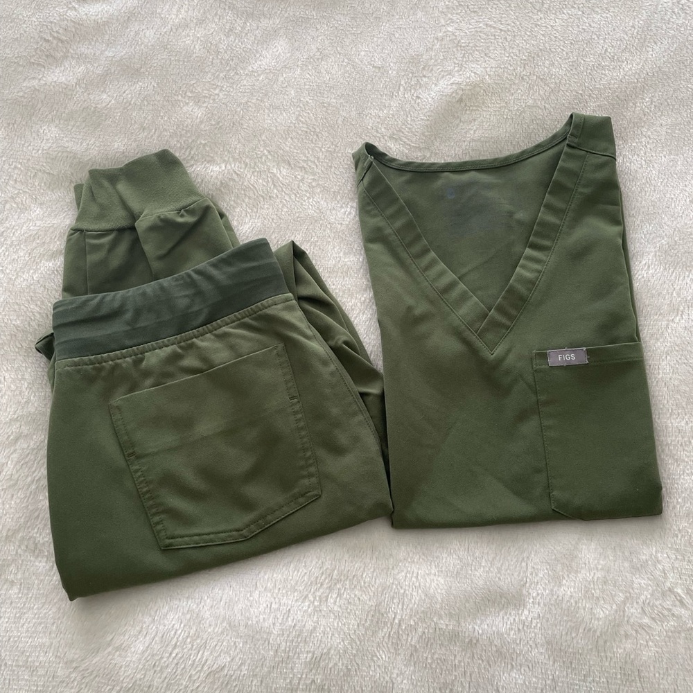 Figs set - Dark olive
